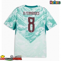 Camisa de Futebol Portugal Bruno Fernandes #8 Equipamento Secundário Mundo 2026 Manga Curta